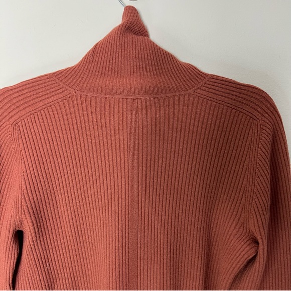 Everlane Merino Wool Ribbed Turtleneck Sweater Pullover Brown 62 - Picture 8 of 8